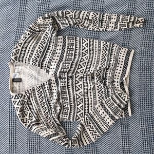 Patterned cardigan